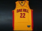 Jordan Oak Hill Academy #22 Carmelo Anthony Yellow Throwback Basketball Jerseys