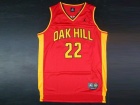 Jordan Oak Hill Academy #22 Carmelo Anthony Red Throwback Basketball Jerseys