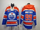 Edmonton Oilers #99 Wayne Gretzky Blue NHL  Hockey Sweaters