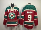 Minnesota Wild #9 Mikko Koivu Red NHL Hockey Sweaters