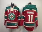 Minnesota Wild #11 Zach Parise Red NHL Hockey Sweaters