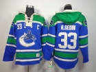 Vancouver Canucks #33 Henrik Sedin Blue NHL Hockey Sweaters