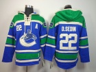 Vancouver Canucks #22 Daniel Sedin Blue NHL Hockey Sweaters