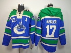 Vancouver Canucks #17 Ryan Kesler Blue NHL Hockey Sweaters