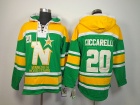 Dallas Stars #20 Dino Ciccarelli Green Pullover Hooded Sweatshirts