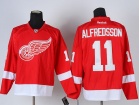 Detroit Red Wings #11 Daniel Alfredsson Red Hockey Jerseys