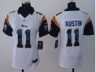 Women Nike St.Louis Rams #11 Tavon Austin White Jerseys