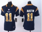 Women Nike St.Louis Rams #11 Tavon Austin Blue Jerseys