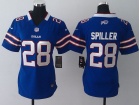 Nike Women Baffalo Bills #28 C.J Spiller Blue Jerseys