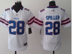 Nike Women Baffalo Bills #28 C.J Spiller White Jerseys