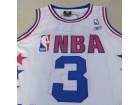 NBA Atlanta 2013 All Star #3 Allen Iverson White Jerseys