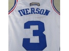 NBA Atlanta 2013 All Star #3 Allen Iverson White Jerseys