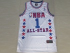 NBA Atlanta 2013 All Star #1 Tracy McGrady White Jerseys