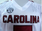 South Carolina Gamecocks #7 Jadeveon Clowney White 2013 New Style College Football 2013 Jerseys