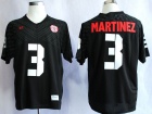 Nebraska Cornhuskers #3 Taylor Martinez Black College Football Jerseys