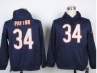 Chicago Bears #34 Walter Payton Blue Nike NFL Hoodies