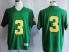 Notre Dame Fighting Irish #3 Joe Montana Green Techfit College Football Jerseys