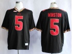 Florida State Seminoles (FSU) #5 Jameis Winston Black College Football Jerseys