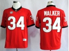 Nike Georgia Bulldogs  #34 Herschel Walker Red 2013 College Football Limited Jerseys