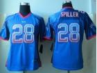 2013 Women Nike Buffalo Bills #28 C.J. Spiller Blue Drift Fashion Jerseys