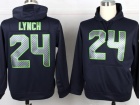 Seattle Seahawks #24 Lycnh Blue Nike NFL Hoodies