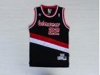 Portland Trail Blazers #22 Drexler Black Swingman Jerseys