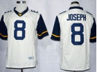 West Virginia Mountaineers (WVU) #8 Karl Joseph White 2013 College Football Limited Jerseys