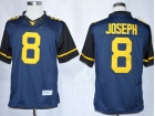 West Virginia Mountaineers (WVU) #8 Karl Joseph Blue 2013 College Football Limited Jerseys