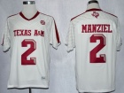 Texas A&M Aggies #2 Johnny Manziel Black 2013 New Season College Football Techfit Jerseys