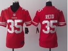 Nike San Francisco 49ers #35 Eric Reid Red Women Jerseys