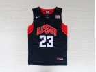 USA Team #23 Kyrie Irving Dark Blue National Team Basketball Jerseys