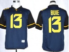 West Virginia Mountaineers (WVU) #13 Andrew Buie Blue 2013 College Football Limited Jerseys