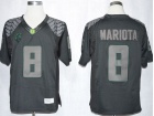 Oregon Duck #8 Marcus Mariota Blackout 2013 College Football Limited Jerseys	