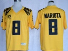 Oregon Duck #8 Marcus Mariota Yellow 2013 College Football Limited Jerseys