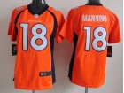 Women Nike Denver Broncos #18 Peyton Manning Orange 2013 New Style Jerseys