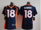 Women Nike Denver Broncos #18 Peyton Manning Blue 2013 New Style Jerseys