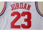 NBA All Star #23 Michael Jordan White 1990-91 Hardwood Classic Jerseys