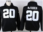 Oakland Raiders #20 Darren McFadden Black Nike NFL Hoodies