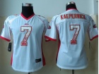 Women Nike San Francisco 49ers #7 Kaepernick White Drift Fashion Elite Jerseys