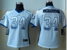 Women Nike Indianapolis Colts #34 Richardson White Drift Fashion Elite Jerseys