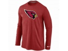 Nike Arizona Cardinals Logo Long Sleeve T-Shirt Red