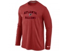 Nike Atlanta Falcons Heart & Soul Long Sleeve T-Shirt Red