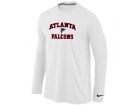 Nike Atlanta Falcons Heart & Soul Long Sleeve T-Shirt White