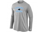 Nike Carolina Panthers Heart & Soul Long Sleeve T-Shirt Grey