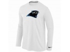 Nike Carolina Panthers Logo Long Sleeve T-Shirt White