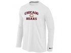 Nike Chicago Bears Heart & Soul Long Sleeve T-Shirt White