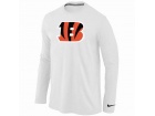 Nike Cincinnati Bengals Logo Long Sleeve T-Shirt White