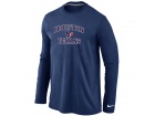 Nike Houston Texans Heart & Soul Long Sleeve T-Shirt D.Blue