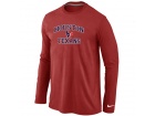 Nike Houston Texans Heart & Soul Long Sleeve T-Shirt Red