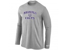 Nike Indianapolis Colts Heart & Soul Long Sleeve T-Shirt Grey